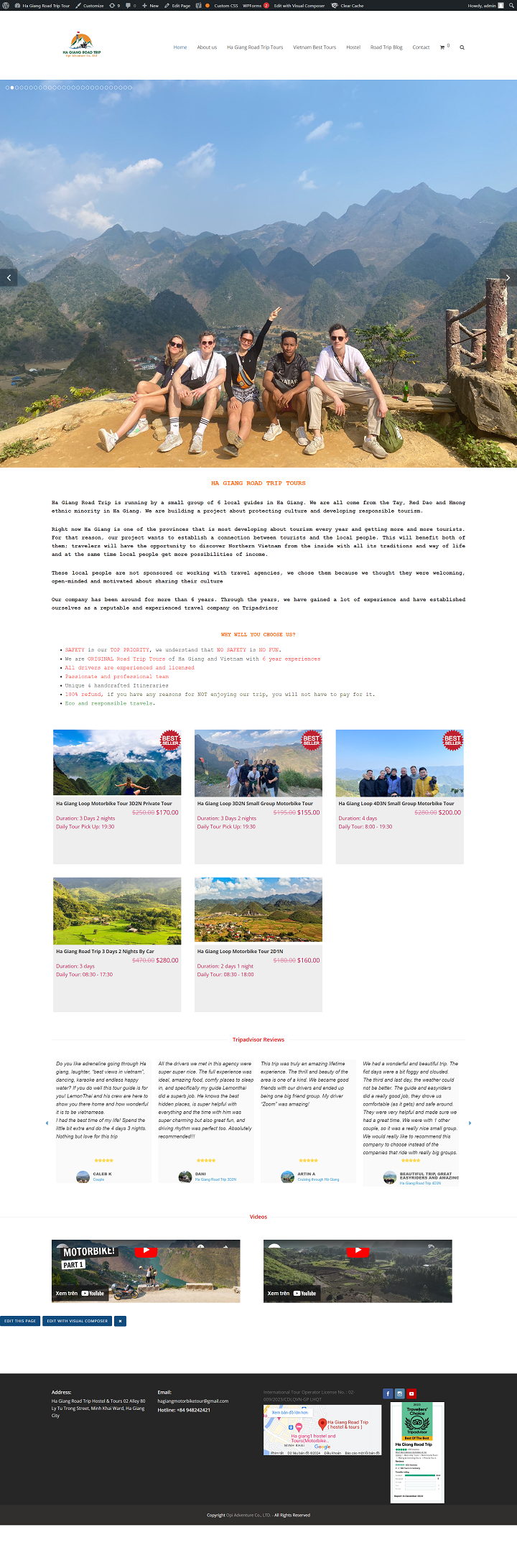 Website du lịch Hà Giang ROAD TRIP TOURS
